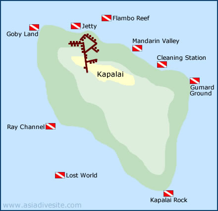 kapalai dive sites