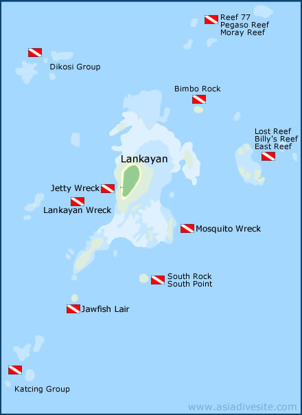 lankayan dive sites