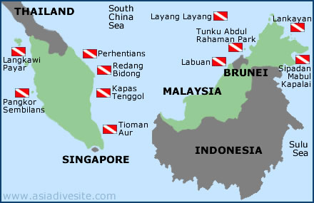 malaysia dive sites