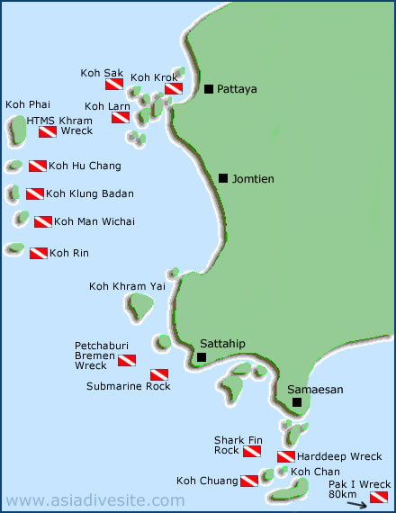 pattaya dive sites