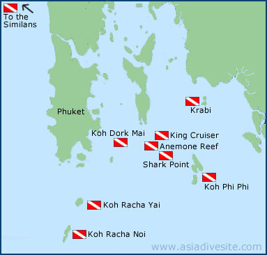 phuket dive sites